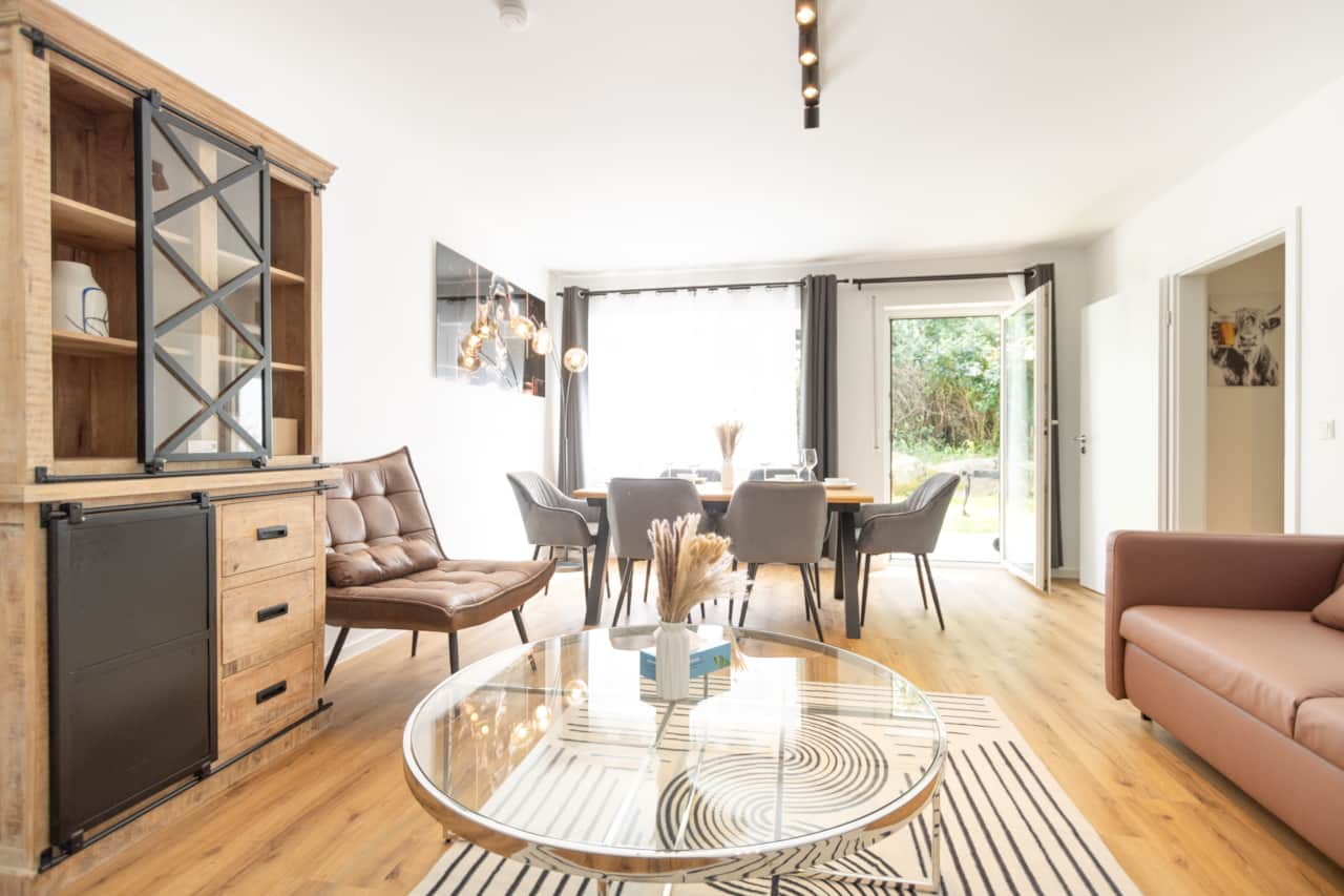 Design-Wohnung mit Garten am Vulkan in Mendig
